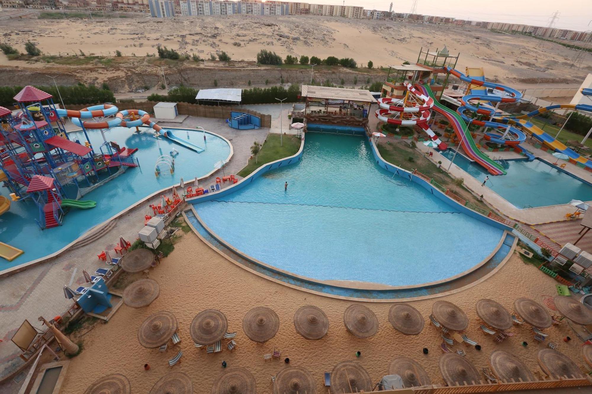 Marina Aqua Park Hotel Aswan Bagian luar foto